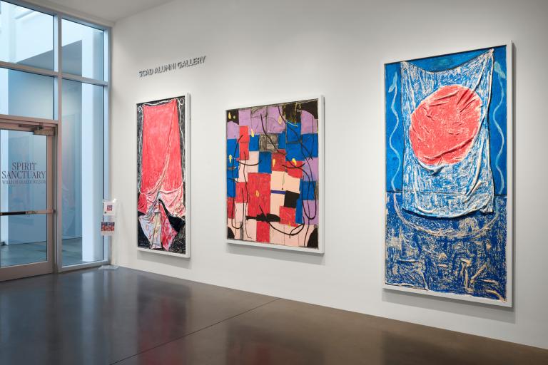 install view of william glaser wilson exhibition