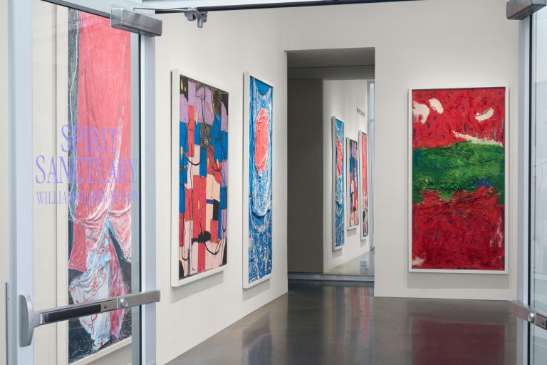install view of william glaser wilson exhibition