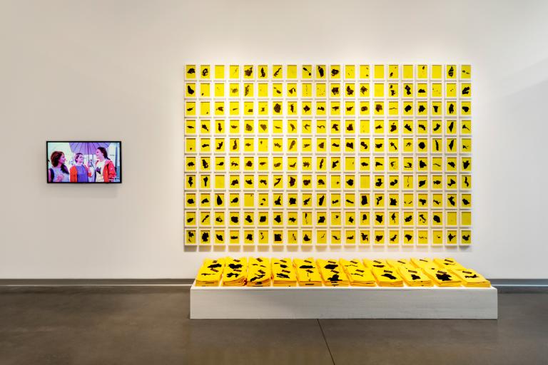 installation view of Capucine Gros exhibition