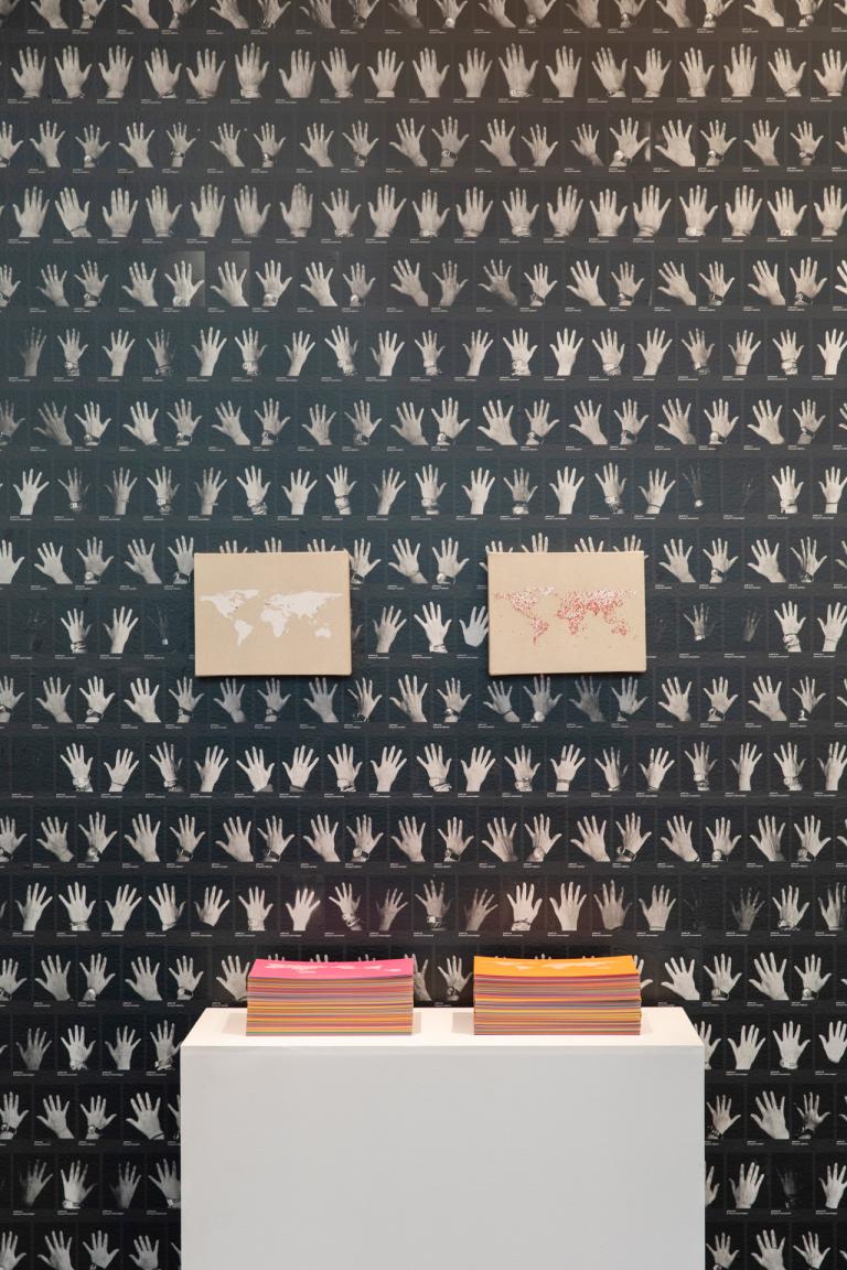 installation view of Capucine Gros exhibition
