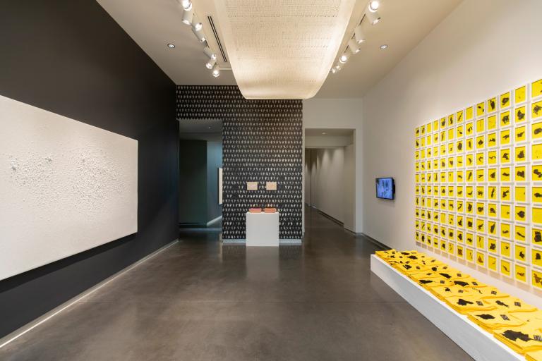 installation view of Capucine Gros exhibition