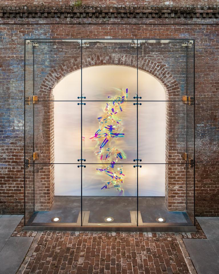 installation view of Berta Fischer exhibition