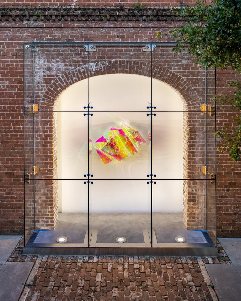 installation view of Berta Fischer exhibition