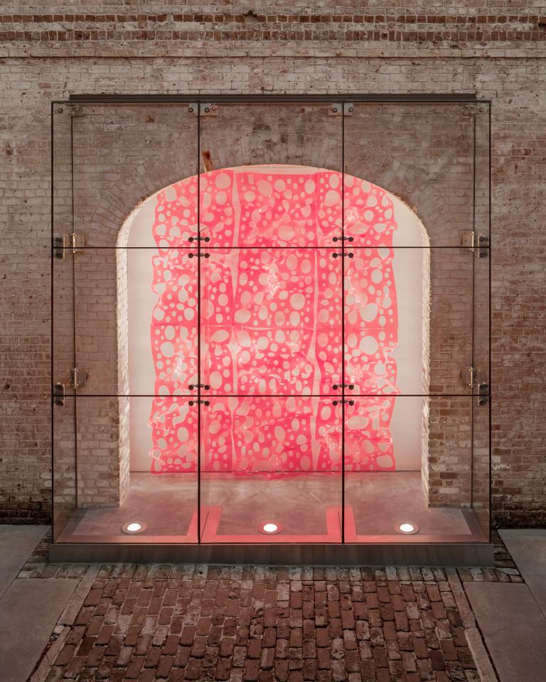 installation view of Berta Fischer exhibition