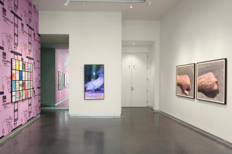 installation view of Gonzalo Hernandez exhibition