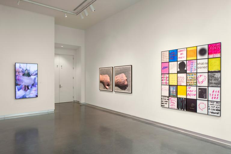installation view of Gonzalo Hernandez exhibition
