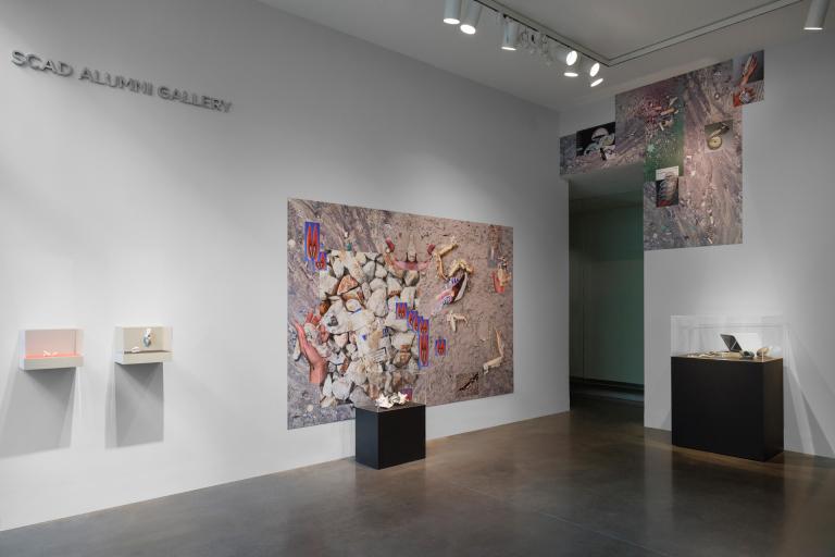 installation view of Corrina Goutos exhibition