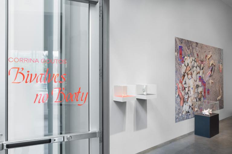 installation view of Corrina Goutos exhibition