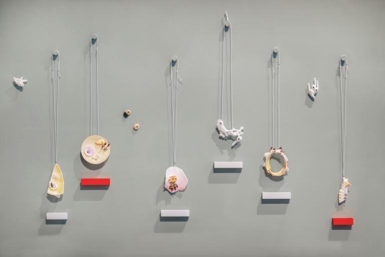 installation view of Corrina Goutos exhibition
