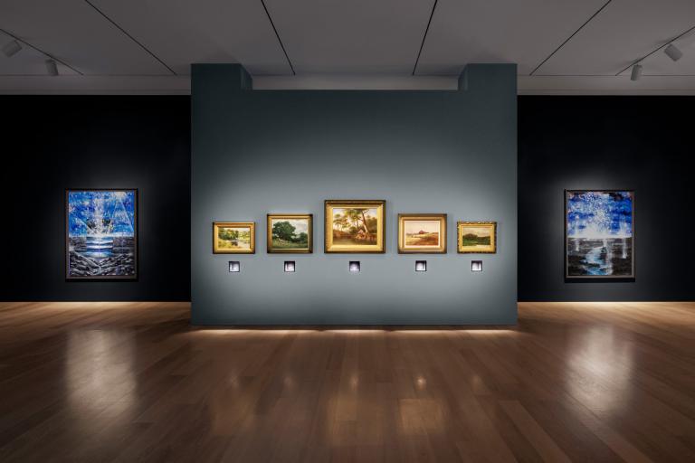installation view of Michi Meko exhibition
