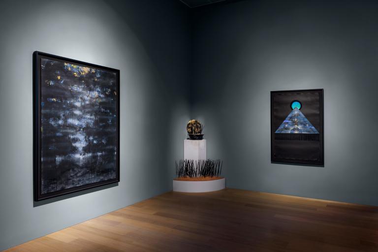 installation view of Michi Meko exhibition