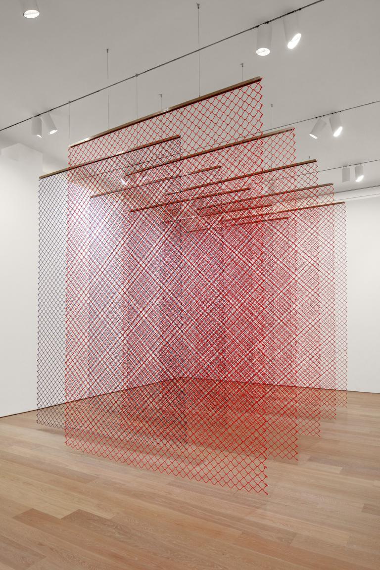 installation view of Rana Begum exhibition