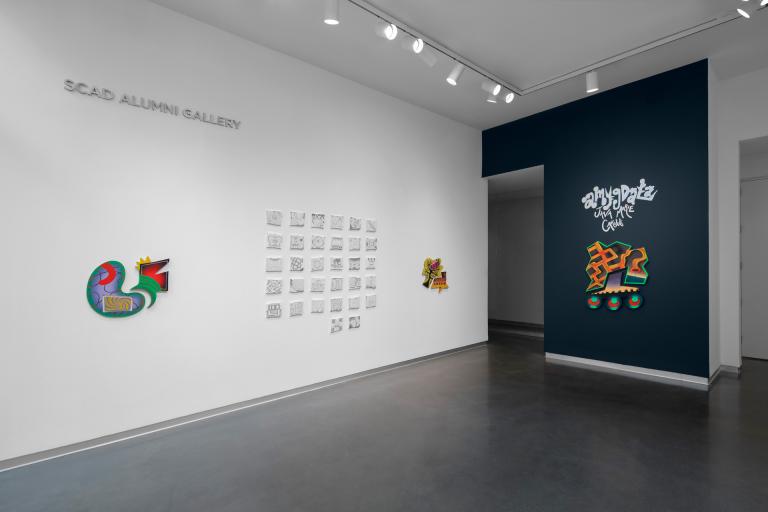 installation view of Jana Cariddi exhibition