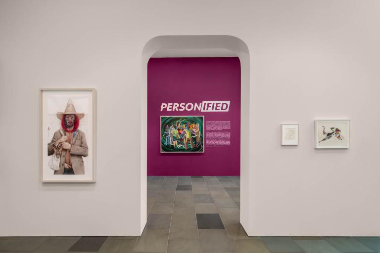 installation view of Personified exhibition
