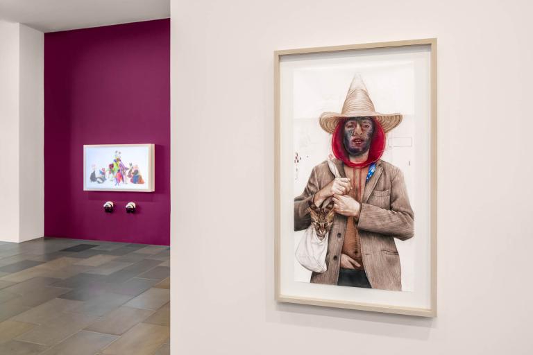 installation view of Personified exhibition