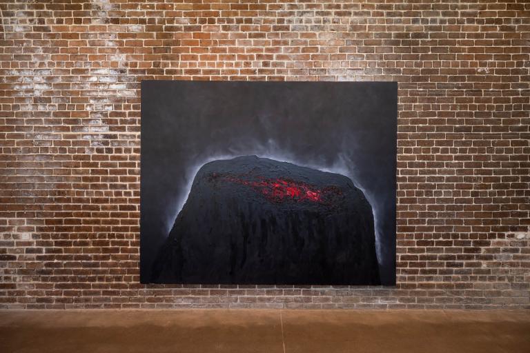 installation view of Anish Kapoor exhibition