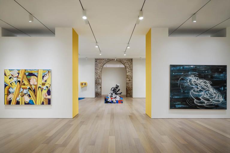 installation view of In Character exhibition
