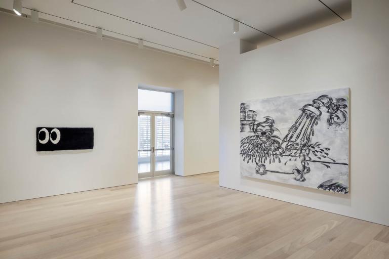 installation view of In Character exhibition