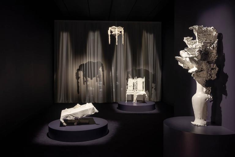 installation view of Lap See Lam exhibition