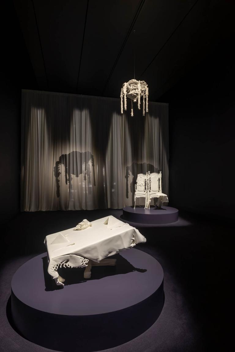 installation view of Lap See Lam exhibition