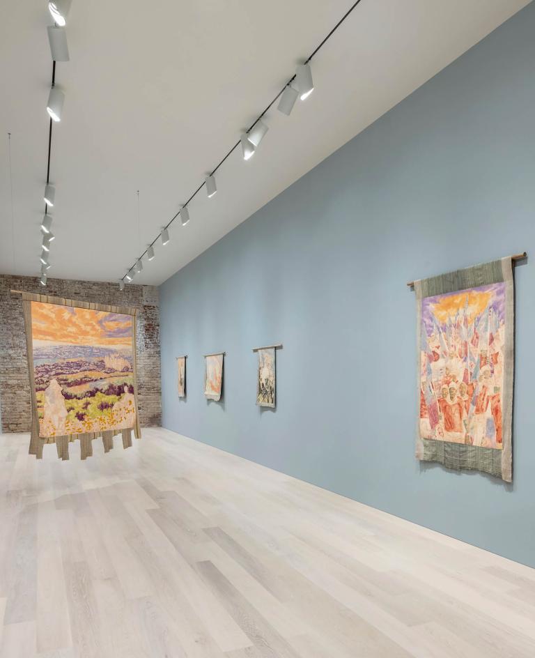 installation view of Nengi Omuku exhibition