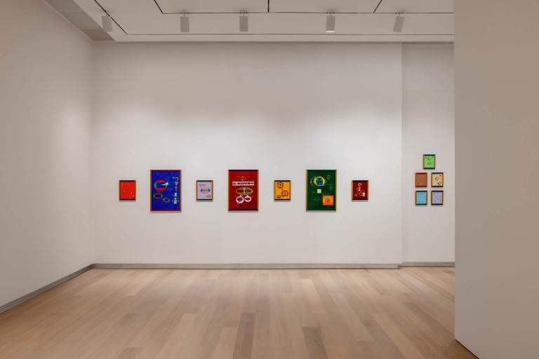 installation view of Charlesworth exhibition